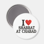 Ik hou van Shabbat in Chabad Magneet (Voorkant / Achterkant)