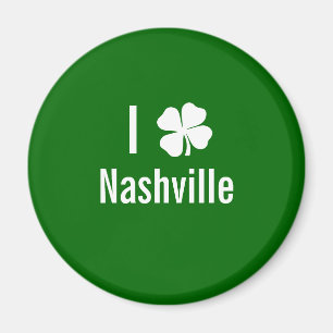 Ik hou van (shamrock) Nashville St Patricks Day Magneet