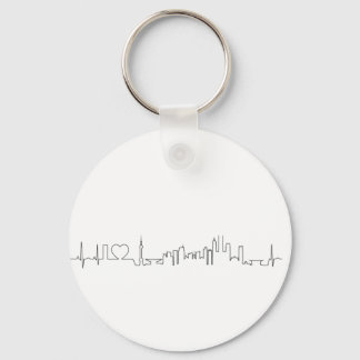 Ik hou van Shanghai (ecg-stijl) souvenir Sleutelhanger