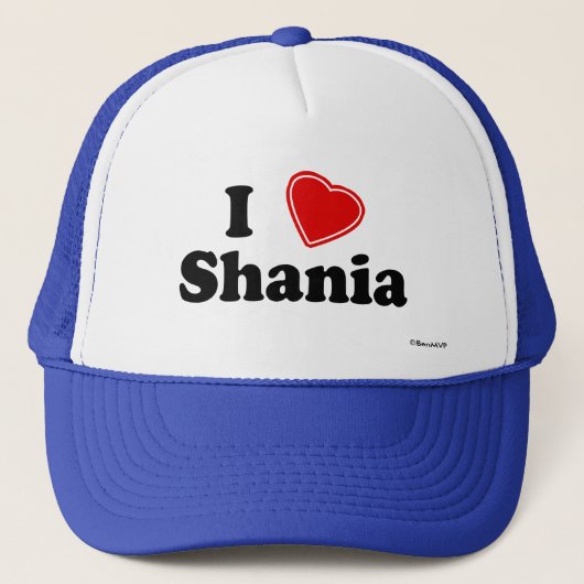 Ik hou van Shania Trucker Pet (Voorkant)