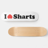 Ik hou van Sharts Persoonlijk Skateboard (Horizontaal)