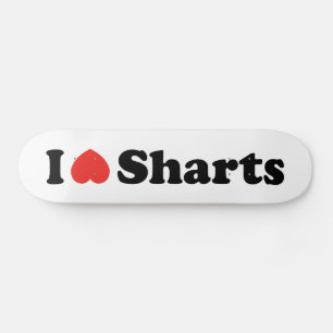 Ik hou van Sharts Persoonlijk Skateboard