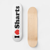 Ik hou van Sharts Persoonlijk Skateboard (Voorkant)