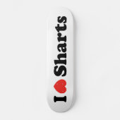Ik hou van Sharts Persoonlijk Skateboard (Voorkant)