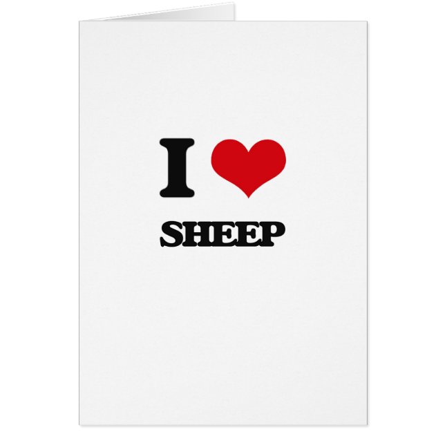 Ik hou van Sheep (Voorkant)