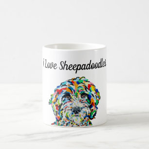 Ik hou van Sheepadoodles 11 oz. Mok
