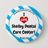 Ik hou van Shelby Dental Care Center..leuke Button (Voorkant)