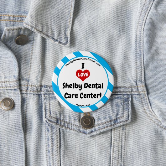 Ik hou van Shelby Dental Care Center..leuke Button (In situ)