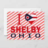 Ik hou van Shelby, Ohio Briefkaart (Voorkant / Achterkant)