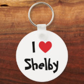 Ik hou van Shelby-sleutelhanger Sleutelhanger (Voorkant)
