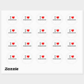 Ik hou van Shenanigans Ronde Sticker (Vel)