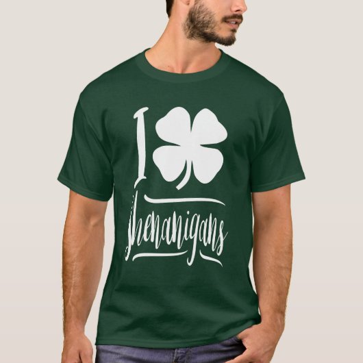 Ik hou van Shenanigans T-shirt (Voorkant)