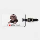 Ik hou van Shih Tzu Bagagelabel (Voorkant horizontaal)