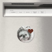 Ik hou van Shih-Tzus koelkastmagneet Magneet (Insitu (Vaatwasser))