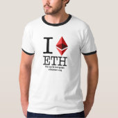 Ik hou van Shirt van Ethereum (Voorkant)