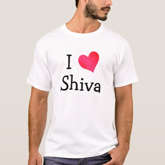 Ik hou van Shiva T-shirt (Voorkant)