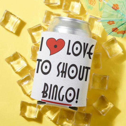 Ik hou van Shout Bingo Blikjeskoeler (Insitu Zomer)