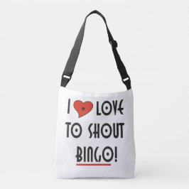 Ik hou van Shout Bingo Crossbody Tas