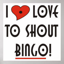 Ik hou van Shout Bingo
