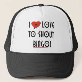 Ik hou van Shout Bingo Trucker Pet