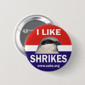 Ik hou van Shrikes Button (Voorkant /achterkant)