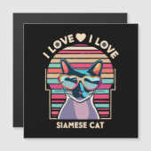 Ik hou van Siamese kat (Voorkant / Achterkant)