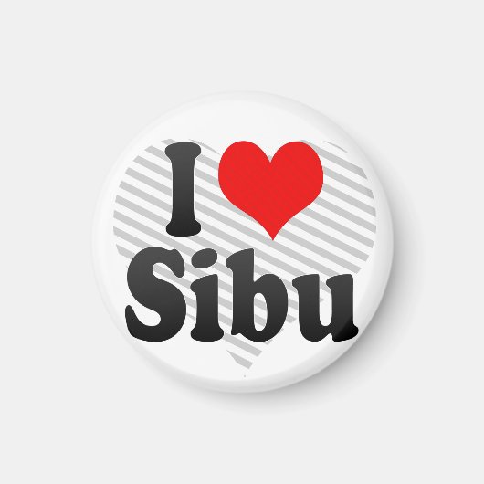 Ik hou van Sibu, Maleisië Magneet (Voorkant)