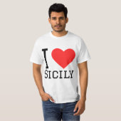 Ik hou van Sicilië T-shirt (Voorkant volledig)