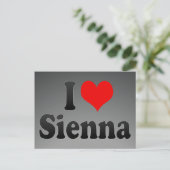 Ik hou van Sienna Briefkaart (Staand voorkant)