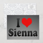 Ik hou van Sienna Briefkaart (Voorkant / Achterkant)