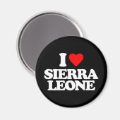 IK HOU VAN SIERRA LEONE MAGNEET (Voorkant / Achterkant)
