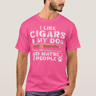 Ik Hou Van Sigaren Mijn Hond En Misschien 3 Mensen T-shirt