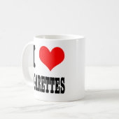 IK HOU VAN SIGARETTEN KOFFIEMOK (Voorkant links)