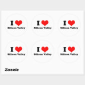 Ik hou van Silicon Valley Sticker (Vel)