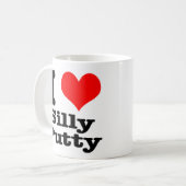 Ik HOU van Silly Putty Koffiemok (Voorkant links)