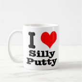 Ik HOU van Silly Putty Koffiemok (Links)