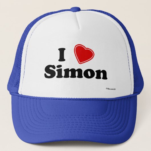 Ik hou van Simon Trucker Pet (Voorkant)