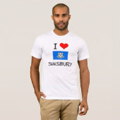 Ik hou van Simsbury Connecticut T-shirt (Voorkant volledig)
