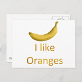 Ik hou van Sinaasappels Briefkaart (Voorkant / Achterkant)