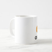 Ik hou van Sinaasappels Koffiemok (Voorkant links)