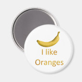 Ik hou van Sinaasappels Magneet (Voorkant / Achterkant)