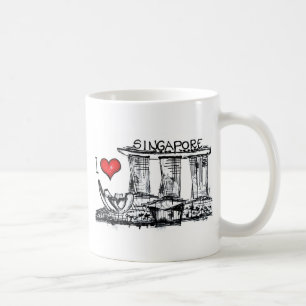 Ik hou van Singapore Koffiemok