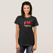 Ik hou van Singapore T-shirt (Voorkant volledig)