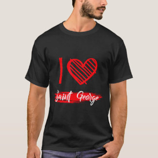 Ik hou van Sint-Joris Ik hart Sint-Joris T-shirt