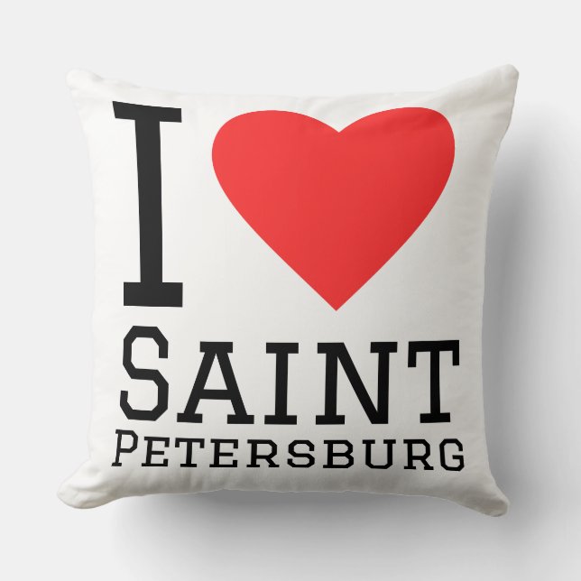 Ik hou van Sint-Petersburg  Kussen (Voorkant)