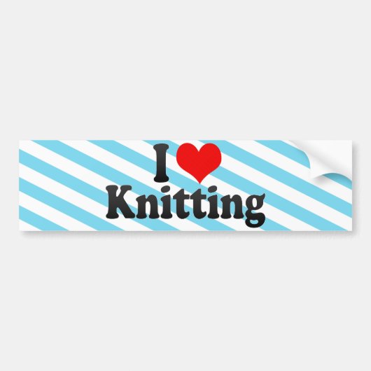 Ik hou van Sitting Bumpersticker (Voorkant)
