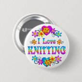 Ik hou van Sitting Ronde Button 5,7 Cm (Voorkant /achterkant)