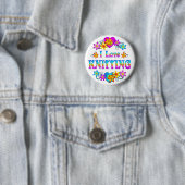 Ik hou van Sitting Ronde Button 5,7 Cm (In situ)