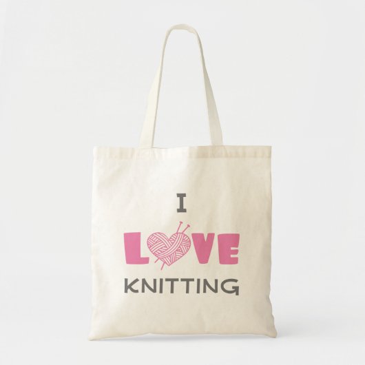 Ik hou van Sitting Tote Bag (Voorkant)
