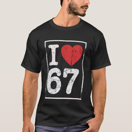Ik hou van Six Seven T-shirt (Voorkant)